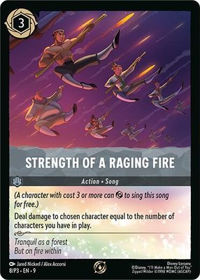 Strength of a Raging Fire, Disney Lorcana Promo Cards