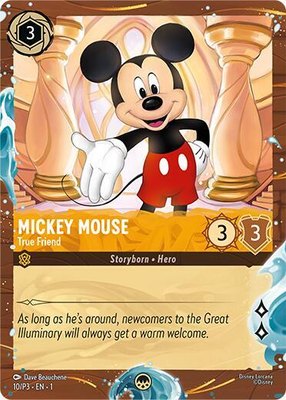 Mickey Mouse - True Friend (Disney Cruise Promo), Disney Lorcana Promo Cards