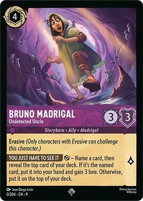 Bruno Madrigal - Undetected Uncle, Fabled