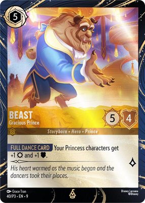 Beast - Gracious Prince, Disney Lorcana Promo Cards