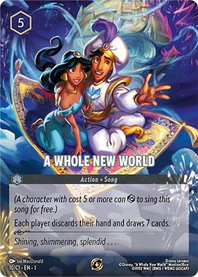 A Whole New World, Disney Lorcana Promo Cards