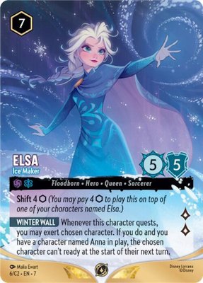 Elsa - Ice Maker, Disney Lorcana Promo Cards