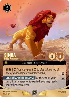 Simba - Pride Protector, Disney Lorcana Promo Cards
