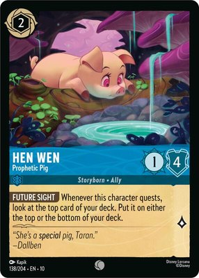 Hen Wen - Prophetic Pig, Whispers in the Well