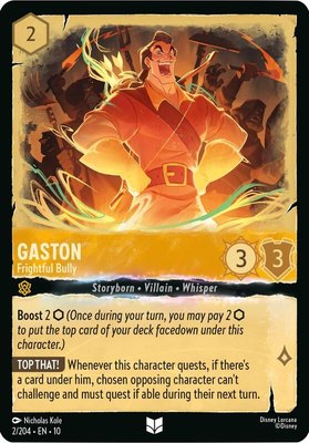 Gaston - Frightful Bully, Whispers in the Well