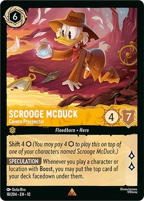 Scrooge McDuck - Cavern Prospector, Whispers in the Well