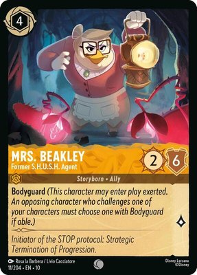 Mrs. Beakley - Former S.H.U.S.H. Agent, Whispers in the Well