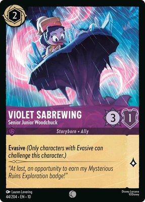 Violet Sabrewing - Senior Junior Woodchuck, Whispers in the Well