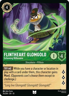 Flintheart Glomgold - Scheming Billionaire, Whispers in the Well