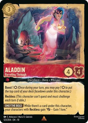 Aladdin - Barreling Through, Whispers in the Well