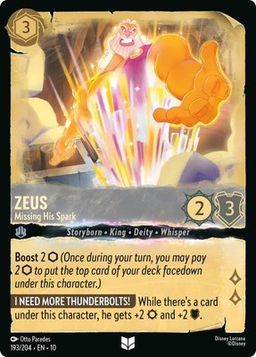Zeus - Missing His Spark, Whispers in the Well