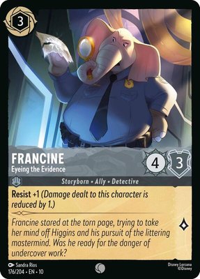 Francine - Eyeing the Evidence, Whispers in the Well