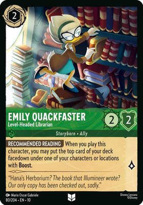 Emily Quackfaster - Level-Headed Librarian, Whispers in the Well