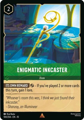 Enigmatic Inkcaster, Whispers in the Well