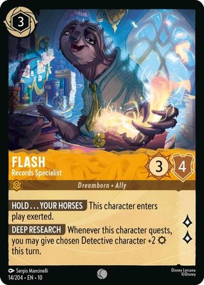Flash - Records Specialist, Whispers in the Well