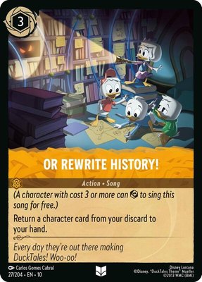 Or Rewrite History!, Whispers in the Well