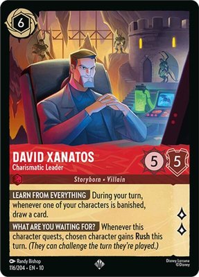 David Xanatos - Charismatic Leader, Whispers in the Well