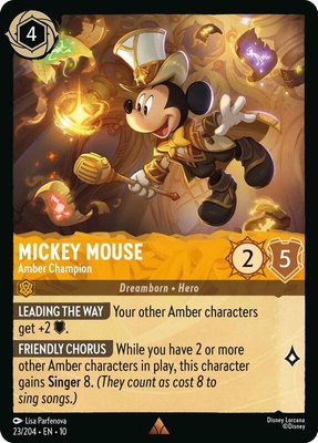 Mickey Mouse - Amber Champion, Whispers in the Well