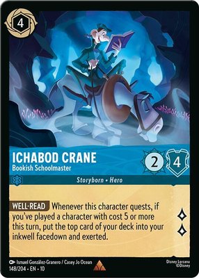 Ichabod Crane - Bookish Schoolmaster, Whispers in the Well
