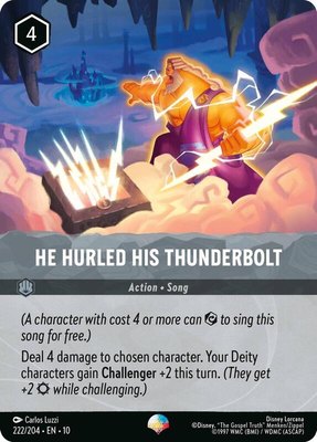 He Hurled His Thunderbolt (Epic), Whispers in the Well