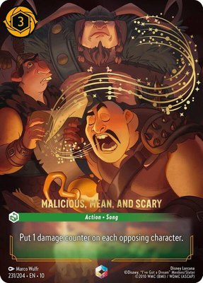 Malicious, Mean, and Scary (Enchanted), Whispers in the Well