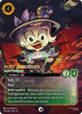 Webby Vanderquack - Junior Prospector (Enchanted), Whispers in the Well