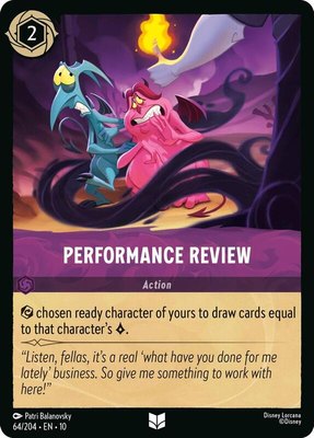Performance Review, Whispers in the Well