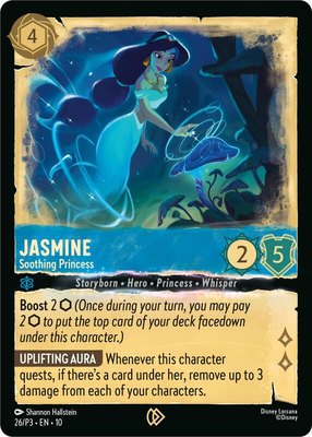 Jasmine - Soothing Princess, Disney Lorcana Promo Cards