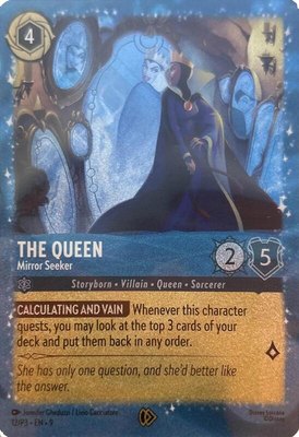 The Queen - Mirror Seeker, Disney Lorcana Promo Cards