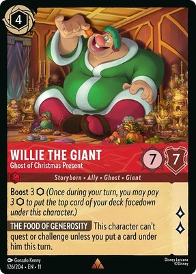 Willie the Giant - Ghost of Christmas Present, Winterspell