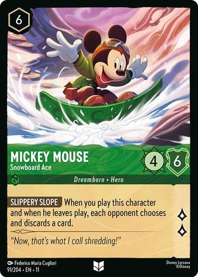 Mickey Mouse - Snowboard Ace, Winterspell