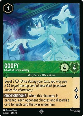 Goofy - Ghost of Jacob Marley, Winterspell