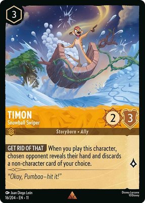 Timon - Snowball Swiper, Winterspell