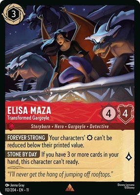 Elisa Maza - Transformed Gargoyle, Winterspell