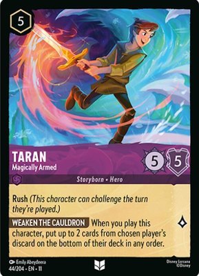 Taran - Magically Armed, Winterspell
