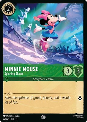 Minnie Mouse - Spinning Skater, Winterspell