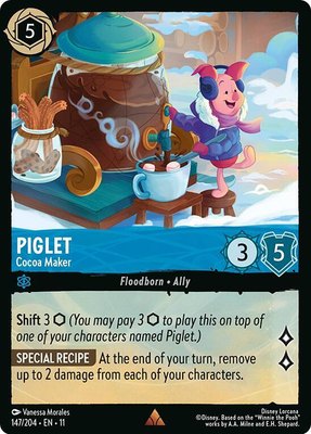 Piglet - Cocoa Maker, Winterspell