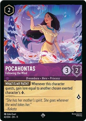 Pocahontas - Following the Wind, Winterspell