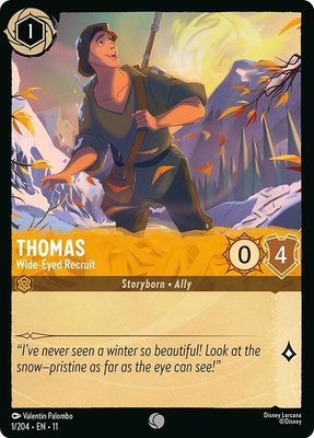Thomas - Wide-Eyed Recruit, Winterspell