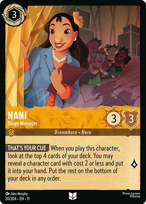 Nani - Stage Manager, Winterspell