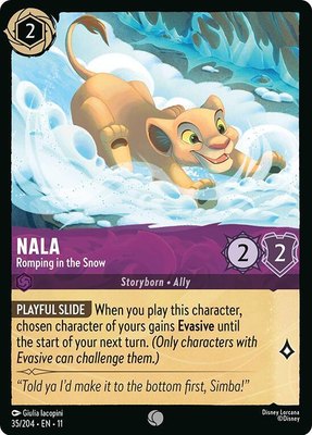 Nala - Romping in the Snow, Winterspell