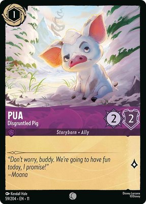 Pua - Disgruntled Pig, Winterspell