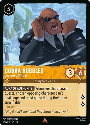 Cobra Bubbles - Dedicated Official, Winterspell