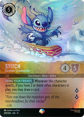 Stitch - Carefree Snowboarder (Epic), Winterspell