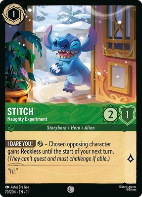 Stitch - Naughty Experiment, Winterspell