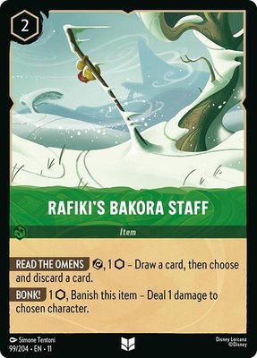 Rafiki's Bakora Staff, Winterspell