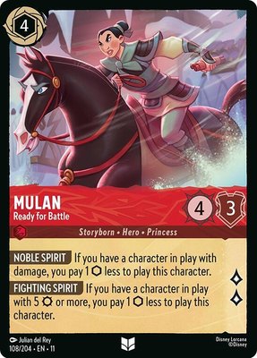 Mulan - Ready for Battle, Winterspell