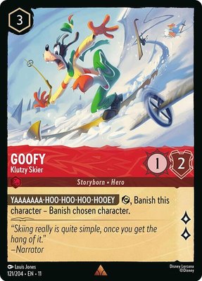 Goofy - Klutzy Skier, Winterspell