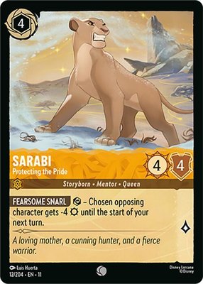 Sarabi - Protecting the Pride, Winterspell