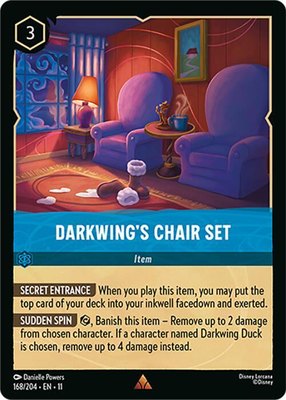Darkwing's Chair Set, Winterspell